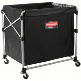 Rubbermaid Removable Vinyl Liner Collapsible Basket Truck - 10 cu ft